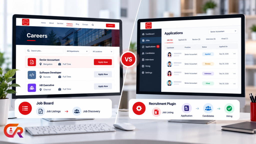WordPress job board vs recruitment plugin comparison
